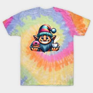 Donut and Coffee Gnome T-Shirt